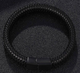 Мужской кожаный браслет Primo Rock Lux 23 - Black - изображение 2