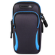 Чехол на руку Primo Sport универсальный спортивный для телефона до 6.5" - Black-Blue - изображение 2