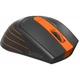 Мишка бездротова A4Tech FG30 Black/Orange USB - изображение 3
