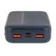 УМБ Пауербанк REMAX RPP-213 20000 mAh із Fast Charge 22.5W PD/QC USB-A/Micro USB/Type-C Blue - изображение 3