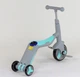 Самокат трансформер 3 в 1 Best Scooter JT 10181 світло звук Сіро-блакитний - зображення 2