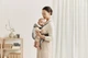 Кенгуру-перенесення BabyBjorn Mini Cotton Khaki/Green Print, 7317680210395 - зображення 6