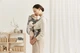 Кенгуру-перенесення BabyBjorn Mini Cotton Khaki/Green Print, 7317680210395 - зображення 11