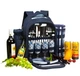 Рюкзак для пикника с набором посуды для кемпинга с одеялом Eono Cool Bag (TWPB-3065B69R) - изображение 3