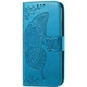 Чехол-книжка с рисунком UniCase Butterfly Pattern для Xiaomi Redmi Note 12 - Blue - изображение 4