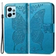 Чехол-книжка с рисунком UniCase Butterfly Pattern для Xiaomi Redmi Note 12 - Blue - изображение 1