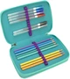 Пенал Cool For School 2 отделения с отворотами Фиолетовый (CF87279) - изображение 2