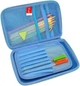 Пенал Cool For School с тиснением 1 отделение Голубой (QT-5632-Blue) - изображение 2