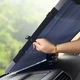 Сонцезахисна розсувна шторка-жалюзі «гармошка» на лобове скло Visor Windshield на присосках - зображення 1
