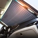 Сонцезахисна розсувна шторка-жалюзі «гармошка» на лобове скло Visor Windshield на присосках - зображення 7