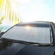 Сонцезахисна розсувна шторка-жалюзі «гармошка» на лобове скло Visor Windshield на присосках - зображення 11