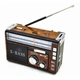 Радио аккумуляторное Golon RG-38IBr FM/USB/MicroSD с фонарем + часы - изображение 2