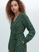 Платье на запах миди женское Uniqlo 655961478 S Зеленое (1159782216) - изображение 4