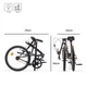 Складаний велосипед Tilt 100 чорний One Size Btwin - изображение 3
