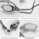 Очки для плавания детские/подростковые Newt Swim Goggles Серые (NE-PL-600-G) - изображение 2