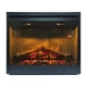 Електрокамін з обігрівом Dimplex Symphony 26 LED (DF2608-INT) з дровами, ефектом тління, цеглинами, підсвітками, розмір 695x600x231 - зображення 1