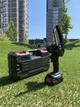 Міні пила Акумуляторна ланцюгова 4 дюйми з акум., 24V Li-ion для обрізки дерев та розпилу дров у Пластиковому чемодані Чорна - зображення 6
