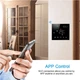 Програмований термостат Tuya Wi-Fi Чорний (HS082062) - зображення 7