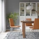 Стілець IKEA LILLANAS хром/Grann золотисто-коричневий (405.348.02) - изображение 2