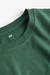 Футболка H&M Relaxed Fit M зелений 0608945087 - зображення 7