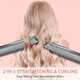 Керамическая плойка утюжок 2в1 Moser curler hair S100 с ионизацией для выпрямления волос и создания локонов - изображение 3