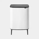 Бак для сміття Brabantia Bo Touch Bin Hi 2х30 л білий (130601) - изображение 3