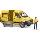 Спецтехника Bruder автомобиль MB Sprinter курьер DHL с фигуркой (02671) - изображение 3