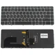 Клавіатура для ноутбука HP (EliteBook: 840 G3) rus, silver frame, підсвічування клавіш, з джойстиком - зображення 1