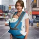 Эргономичный рюкзак для новорожденных Summer Breezy (Ontario Baby) ART-0000428, васильковый - изображение 2