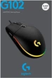 Миша ігрова Logitech G102 Lightsync USB Black - изображение 14