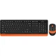 Комплект бездротовий A4Tech FG1010 (Orange) - изображение 2