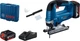 Аккумуляторный лобзик Bosch Professional GST 185-Li, 2 акб 4.0Ah, з/у, пильное полотно, в кейсе ( 06015B3024) - изображение 1