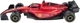 Машинка Rastar Ferrari F1 75 1:12 красный (4540045) - изображение 4