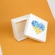 Коробка подарункова eko-kraft 195*195*97 мм Коробка для упаковки подаунків зі знімною кришкою з малюнком "Серце-Україна" - зображення 2