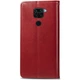 Кожаный чехол-книжка GETMAN Gallant (PU) для Xiaomi Redmi Note 9 / Redmi 10X Красный - изображение 3