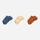 Набор женских носков коротких Nike U Nk Everyday Plus Cush Footie DH5463-962 34-38 3 пары Multi-Color (196153816510) - изображение 2
