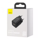 Зарядное устройство СЗУ Baseus Super Silicone PD Charger 25W 1 Type-C Black(ccsp020101) - изображение 3