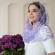 Святковий хомут снуд до церкви Лаванда - зображення 1