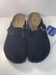 Замшевые мужские сабо /клоги Birkenstock Boston  Soft Footbed 44 черные - изображение 3