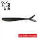 Силиконовый слаг Fox 9см Slug #089 (electric marsh) (съедобный, 6шт) - изображение 1
