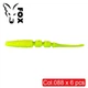 Силиконовый слаг Fox 7см Leech (JAVASTICK) #088 (bright green) (съедобный, 6шт) - изображение 1