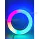 Кольцевая LED лампа D=20см MJ20 RGB 15 цветов Ring Fill Light Селфи LED кольцо цветное - изображение 6