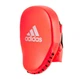 Лапы боксерские Adidas Curved Speed Mesh Coach Mitts (ADISBAC014) Red/Silver - изображение 2