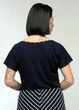Трикотажная блузка For women М-101 52 Темно-синий - изображение 2