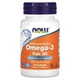 Комплект витамин 1+1 Now Foods Omega-3 180 EPA/120 DHA 30 + 30 гелевых капсул (1037715) - изображение 3