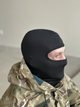 Тактическая балаклава маска подшлемник Tactic военная балаклава Черная (balaclava-black) - изображение 5