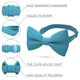 Бабочка Bow Tie House однотонная бирюзовая габардин 08110 - изображение 2