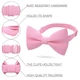 Метелик Bow Tie House великий рожевий з хусткою - габардин 08606LH - зображення 2