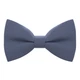 Бабочка Bow Tie House большая серая Грифельного оттенка однотонная 09233 - изображение 1