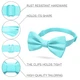 Бабочка Bow Tie House большая атласная бирюзового цвета 09785L - изображение 2